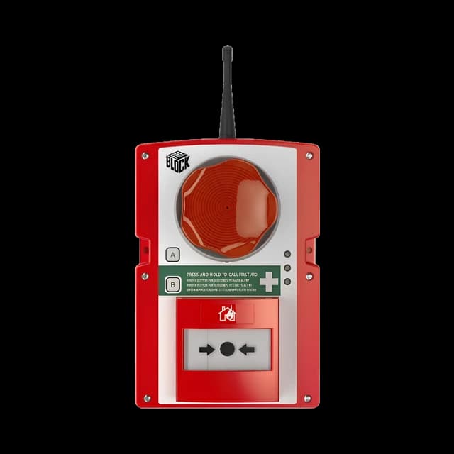 Manual call point — Block Fire site fire detection system