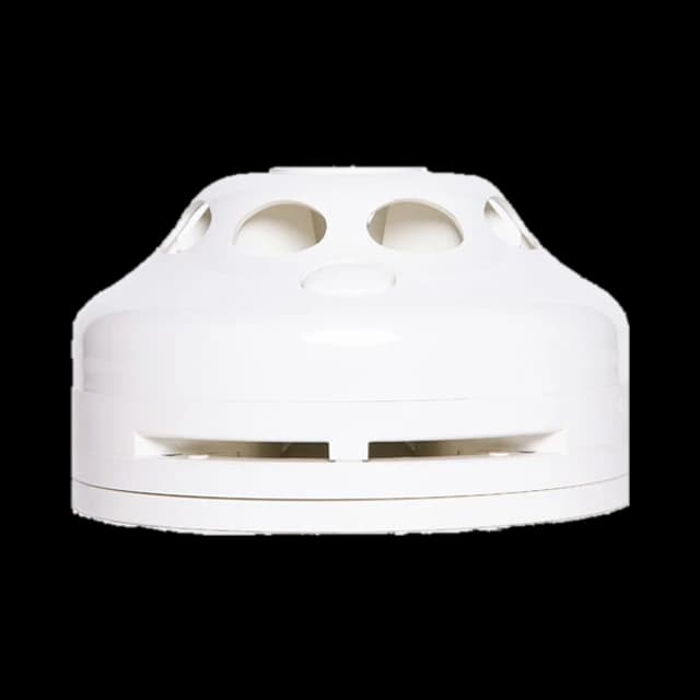 Heat detector with integral sounder — Block Fire common alarm system